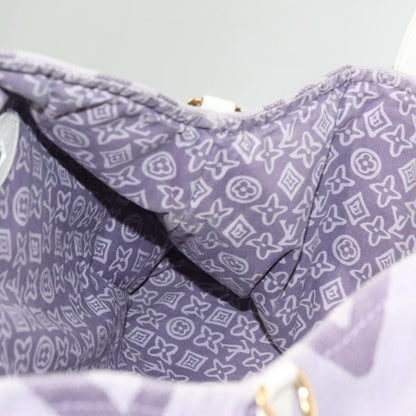 Louis Vuitton Tahitienne Cabas Canvas, PURPLE, CANVAS, Tote bag