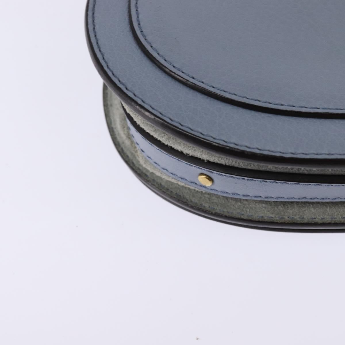 Chloe Nile Crossbody Bag Leather, BLUE, LEATHER, Crossbody bag