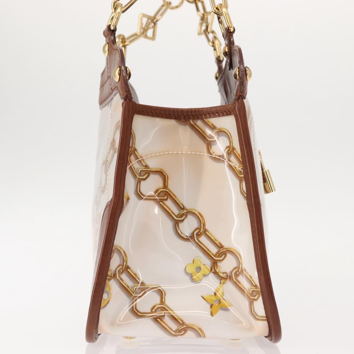 Louis Vuitton Charms Cabas PVC Over Printed Silk, BROWN, CANVAS, Handbag