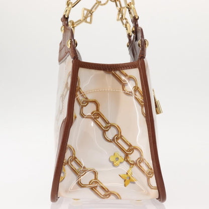 Louis Vuitton Charms Cabas PVC Over Printed Silk, BROWN, CANVAS, Handbag
