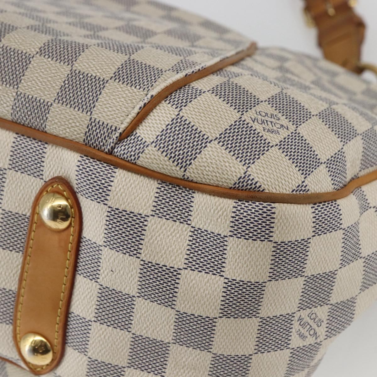Louis Vuitton Galliera Handbag Damier, BEIGE, CANVAS, Shoulder bag