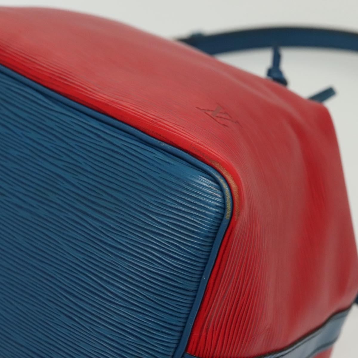 Louis Vuitton Petit Noe Handbag Epi Leather, RED, LEATHER, Shoulder bag