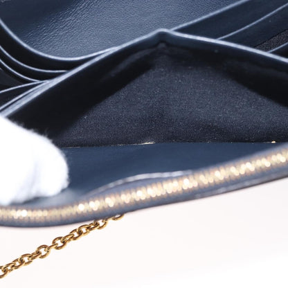 Celine Pocket Envelope Wallet on Chain Leather, MULTICOLOUR, LEATHER, Clutche & pouche