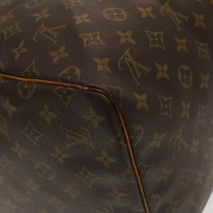 Louis Vuitton Keepall Bag Monogram Canvas, BROWN, CANVAS, Travel bag
