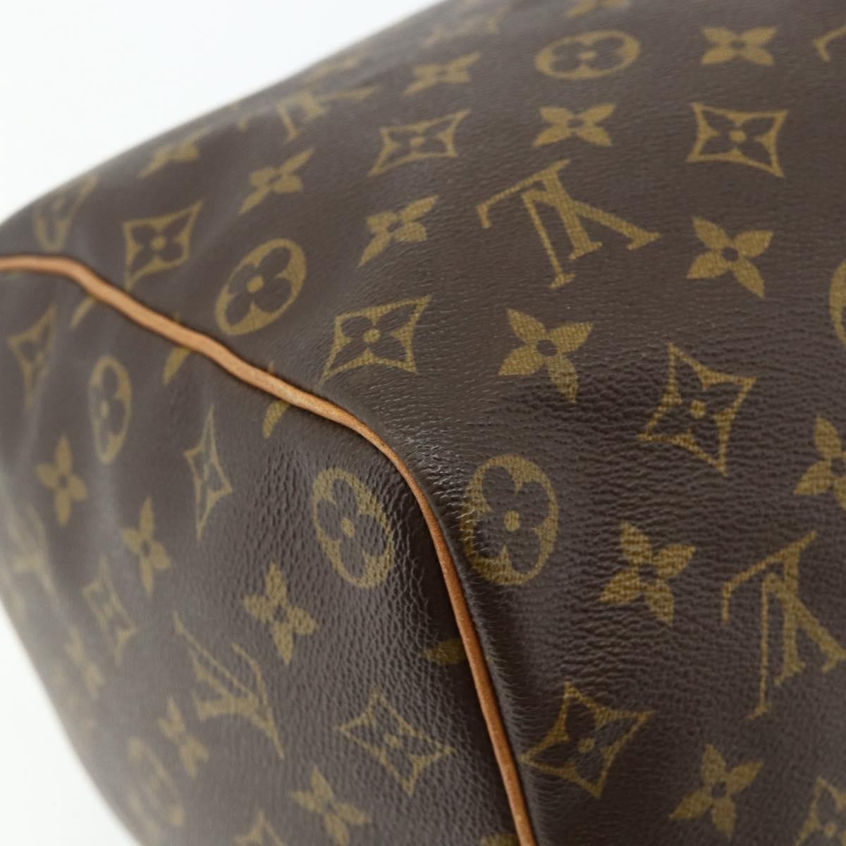 Louis Vuitton Speedy Handbag Monogram Canvas, Brown, Canvas, Handbag
