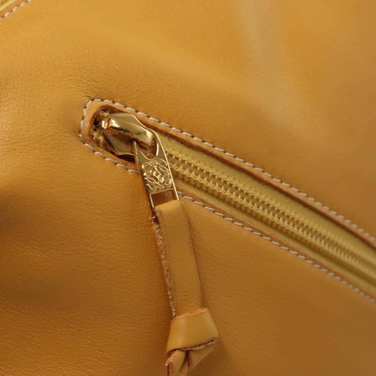Loewe Anton Sling Bag Leather, YELLOW, LEATHER, Shoulder bag