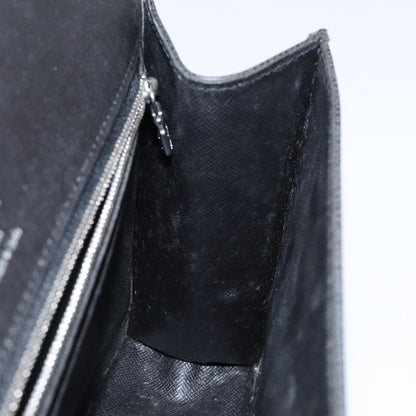 Louis Vuitton S Lock A4 Wristlet Pouch Macassar Monogram Canvas, BLACK, LEATHER, Clutche & pouche