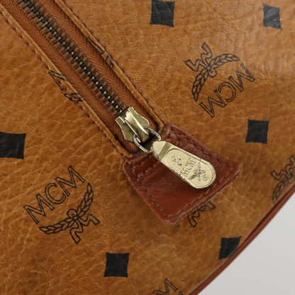 MCM Visetos logogramme Handbag Canvas and Leather, BROWN, CANVAS, Travel bag