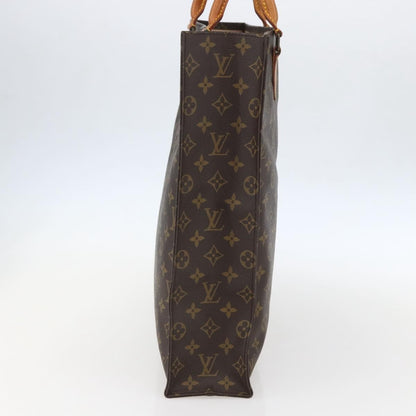 Louis Vuitton Vintage Sac Plat Bag Monogram Canvas, BROWN, CANVAS, Tote bag