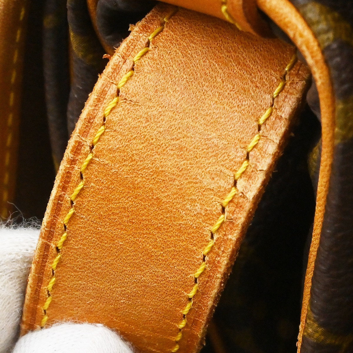 Louis Vuitton Saumur Handbag Monogram Canvas, Brown, Canvas, Shoulder Bag