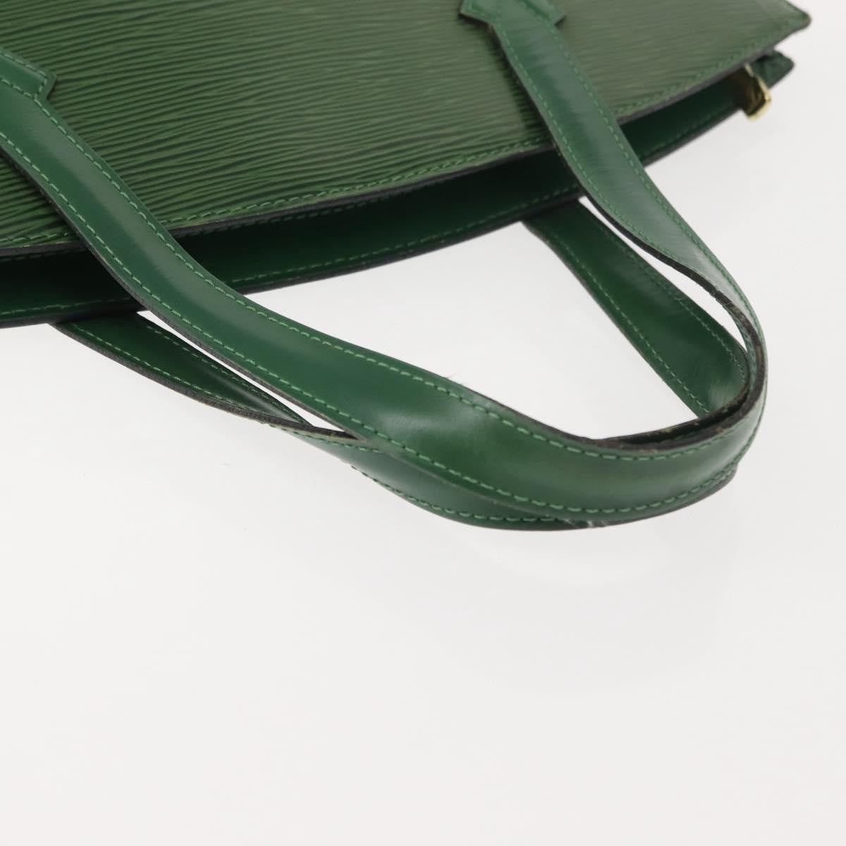 Louis Vuitton Saint Jacques Handbag Epi Leather, GREEN, LEATHER, Tote bag