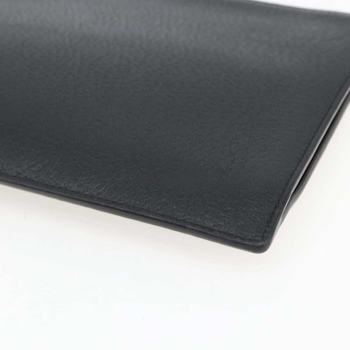 Gucci GG Marmont Pouch Leather, Black, Leather, Clutch