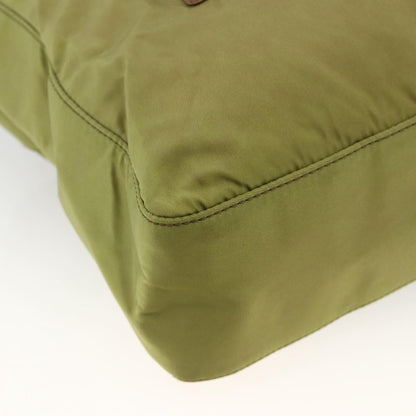 Prada Vintage Tote Tessuto, Khaki, Nylon, Tote Bag