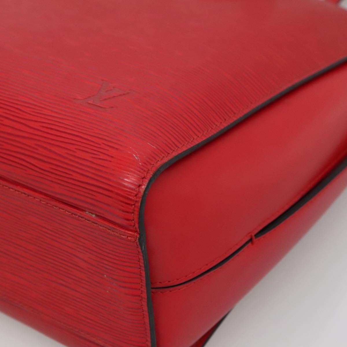 Louis Vuitton Duplex Bag Epi Leather, RED, LEATHER, Handbag