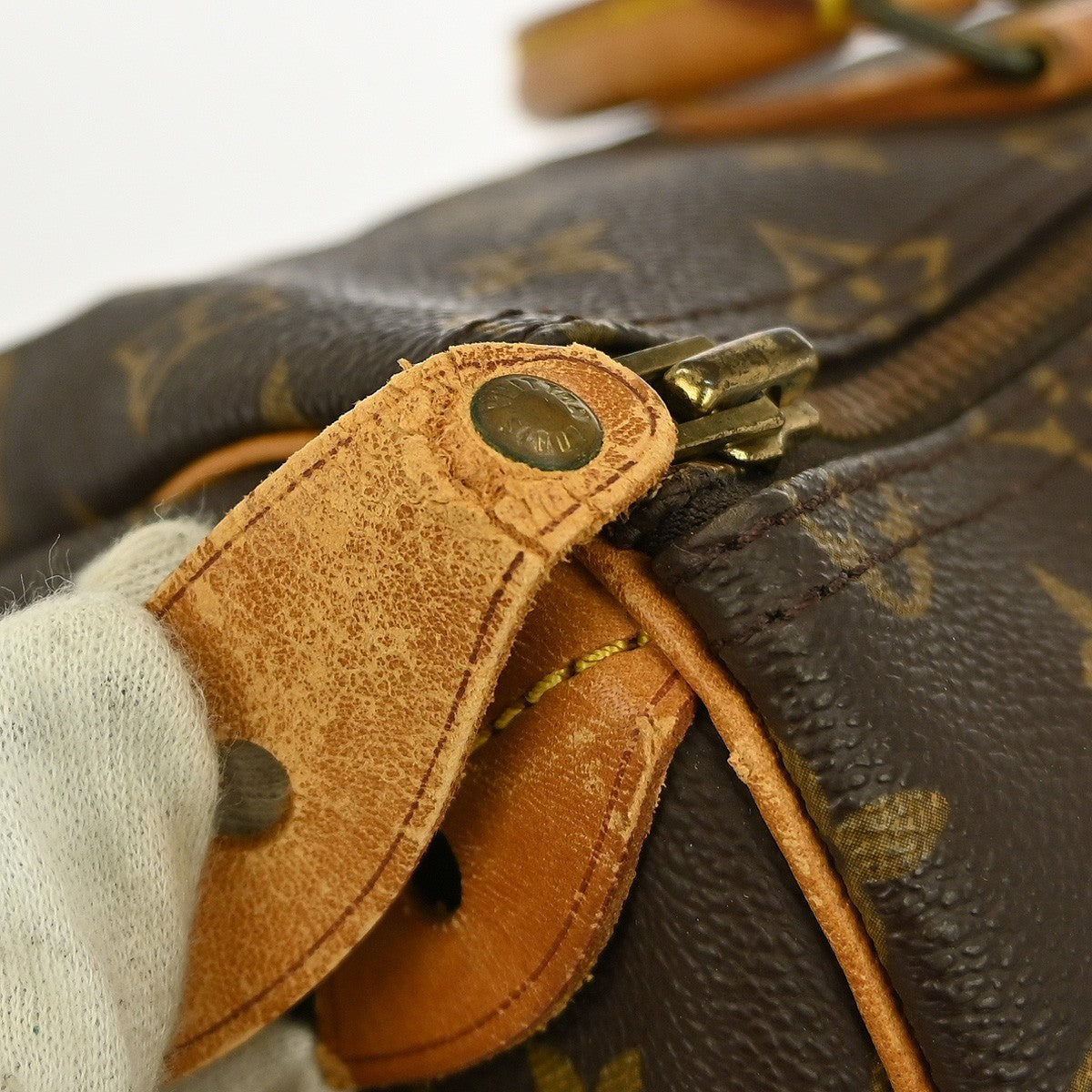 Louis Vuitton Speedy Handbag Monogram Canvas, BROWN, CANVAS, Handbag