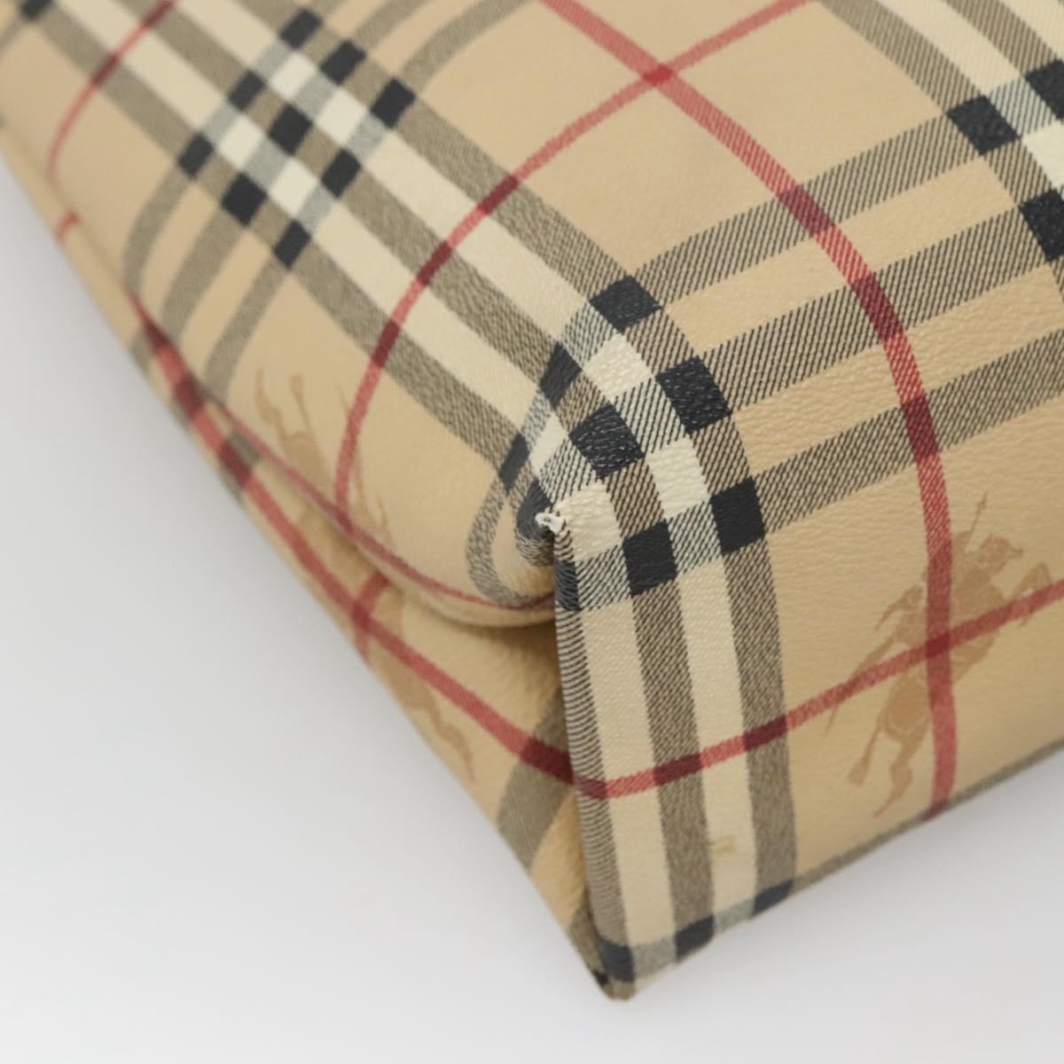 Burberry Nova Check Tote Canvas and Leather, BEIGE, CANVAS, Tote bag