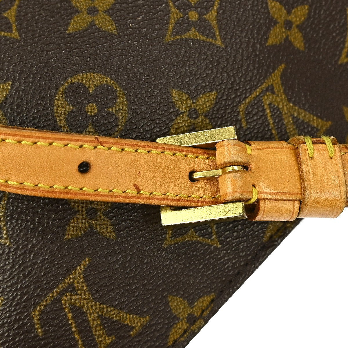 Louis Vuitton Trotteur Handbag Monogram Canvas, Brown, Canvas, Shoulder Bag