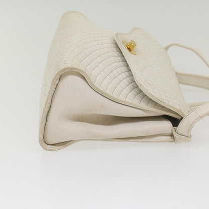 Bally Handbag Leather, WHITE, LEATHER, Handbag