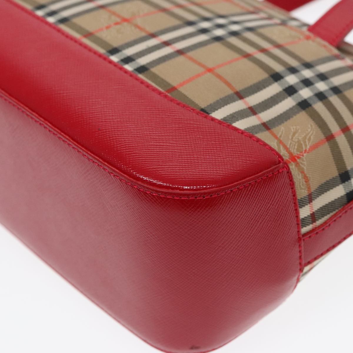 Burberry Nova Check Handbag Nova Check Canvas, BEIGE, CANVAS, Handbag