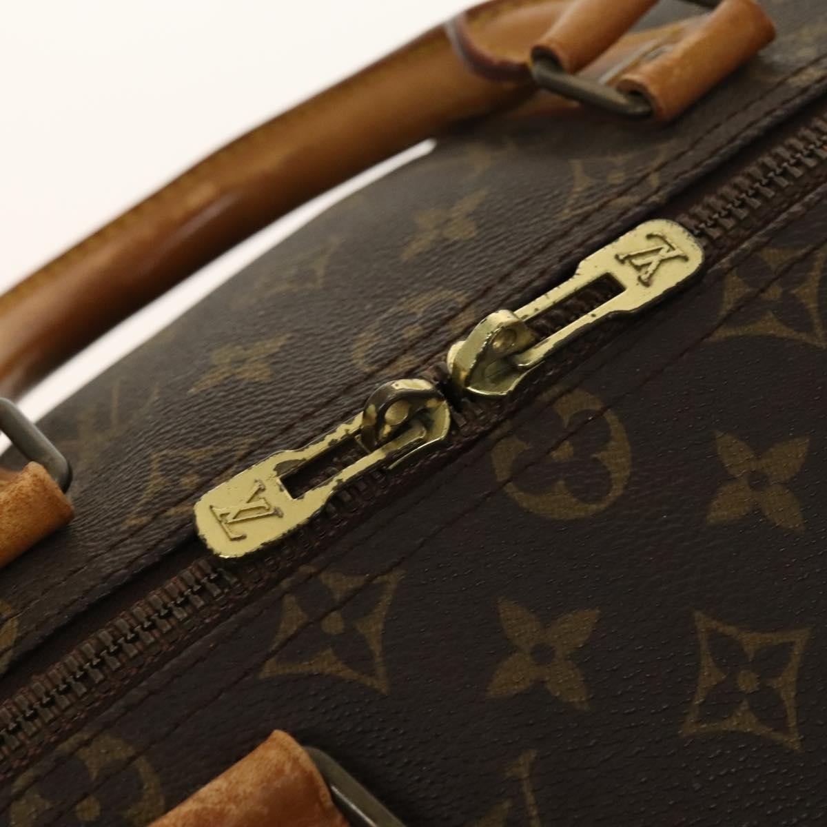 Louis Vuitton Keepall Bag Monogram Canvas, BROWN, CANVAS, Travel bag
