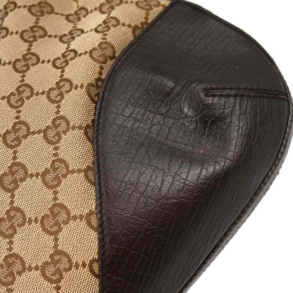 Gucci Vintage Horsebit Shoulder bag Canvas, Brown, Canvas, Shoulder Bag