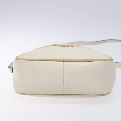 Salvatore Ferragamo Vala Shoulder Bag Leather, BEIGE, LEATHER, Shoulder bag