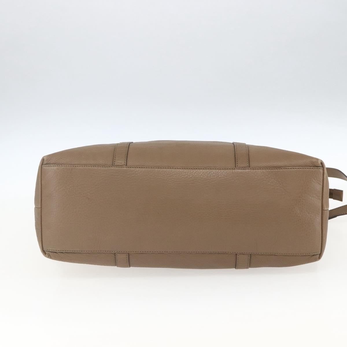 Gucci Vintage tote Leather, BROWN, LEATHER, Tote bag