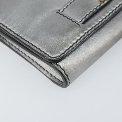 Christian Dior J'Adior Croisiere Chain Wallet Leather, SILVER, LEATHER, Clutche & pouche