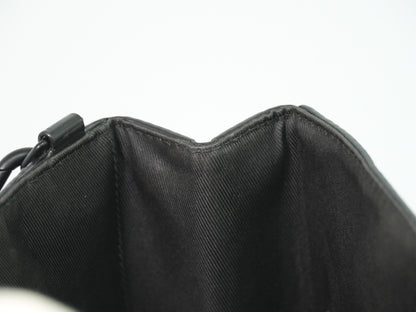 Louis Vuitton Sac Plat Fold Bag Epi Leather, BLACK, LEATHER, Handbag