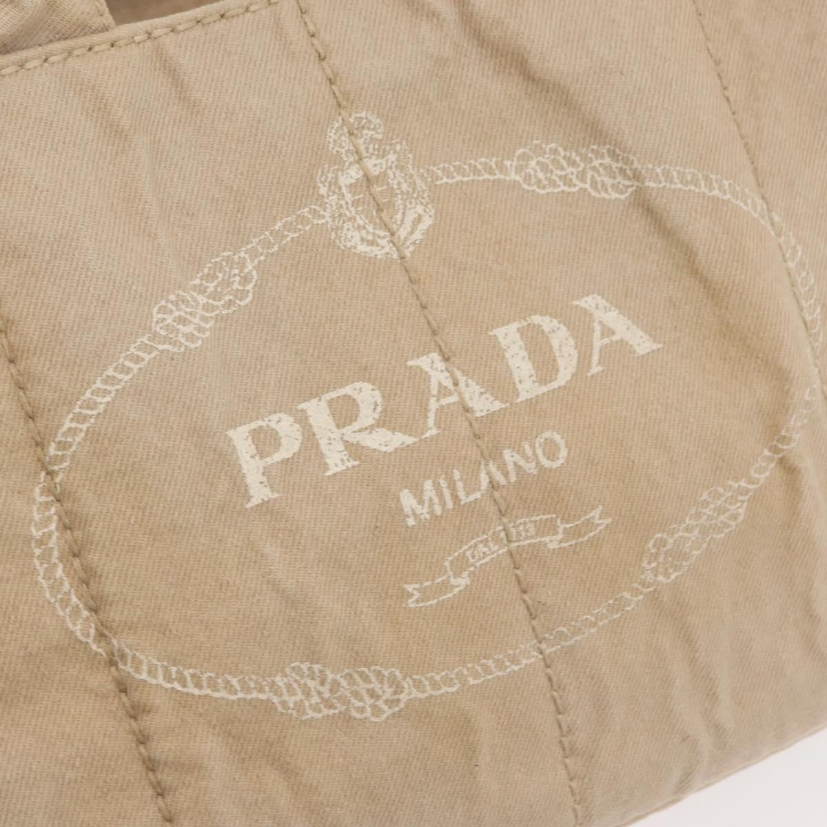 Prada Canapa Tote Canvas, Beige, Canvas, Tote Bag