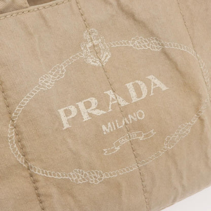 Prada Canapa Tote Canvas, Beige, Canvas, Tote Bag