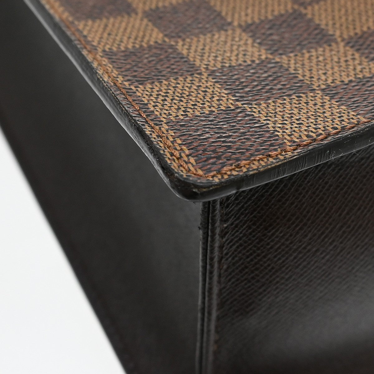 Louis Vuitton Venice Sac Plat Bag Damier, Brown, Canvas, Tote Bag