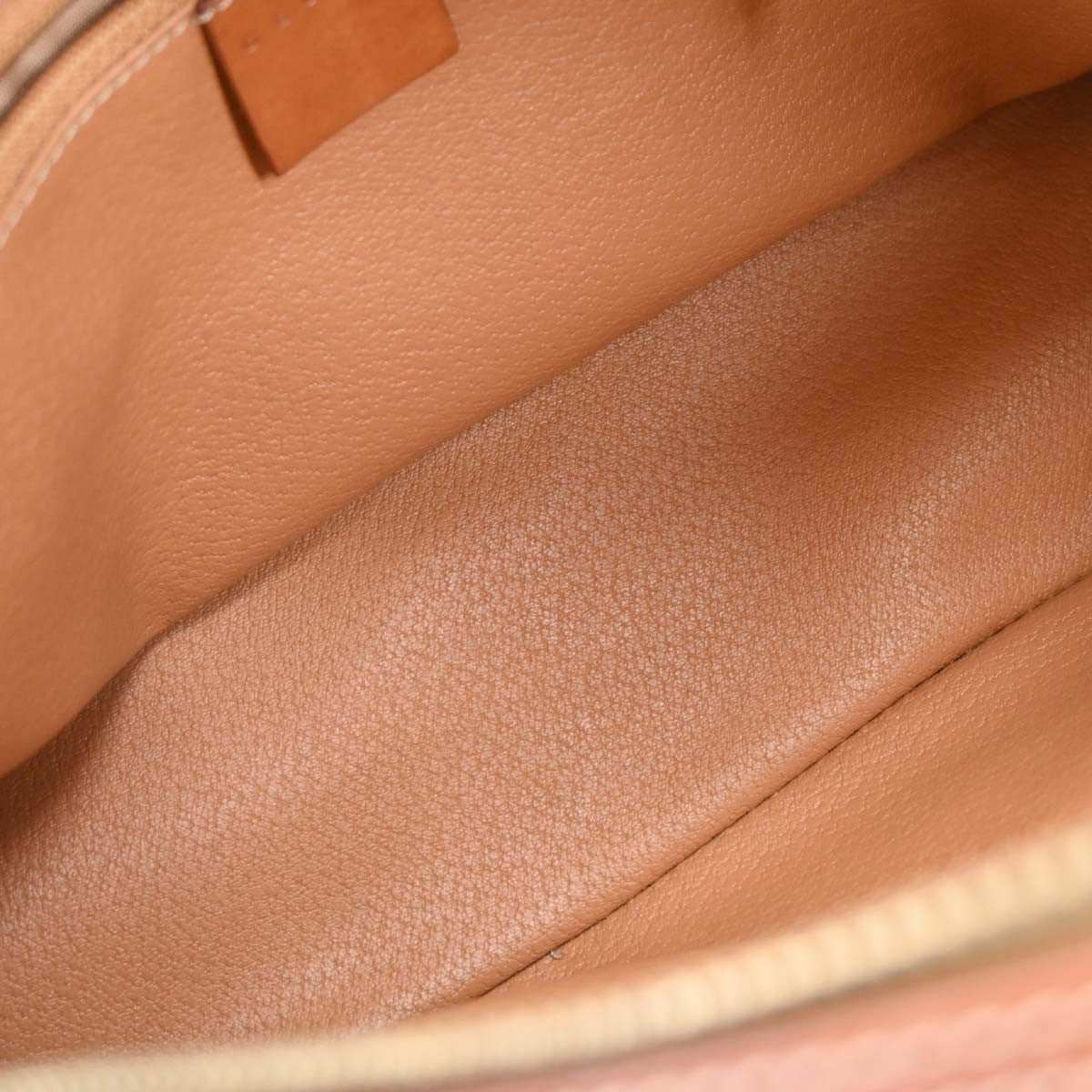 Celine Vintage Macadam Handbag Canvas, BROWN, PVC, Handbag
