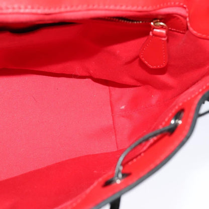 Christian Louboutin Lucky L Convertible Backpack Spiked Leather and Suede, BLACK, LEATHER, Backpack