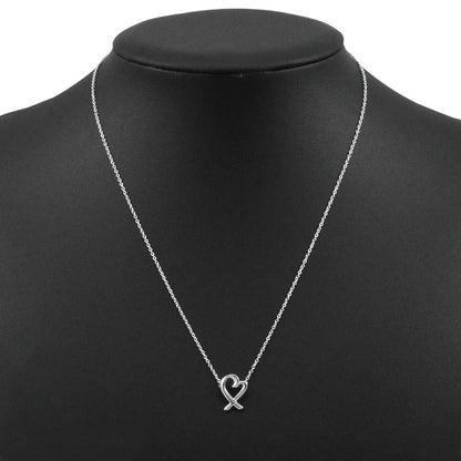 Tiffany & Co. Paloma Picasso Loving Heart Pendant Necklace Silver 925, SILVER, SILVER, Necklace