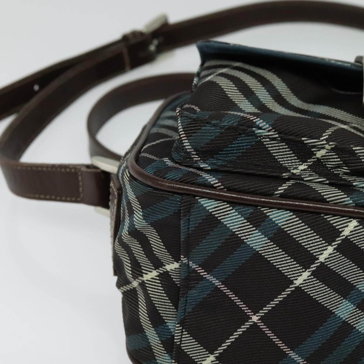 Burberry Nova Check Blue Label Nylon, BROWN, NYLON, Shoulder bag
