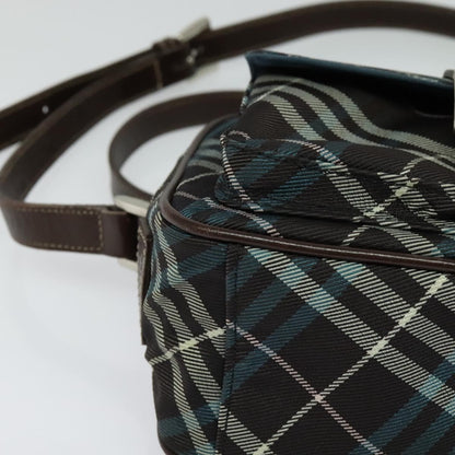 Burberry Nova Check Blue Label Nylon, BROWN, NYLON, Shoulder bag