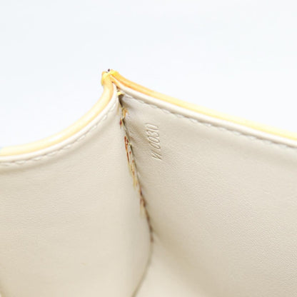 Louis Vuitton Fleurs Pochette Printed Monogram Vernis, YELLOW, PATENT_LEATHER, Shoulder bag