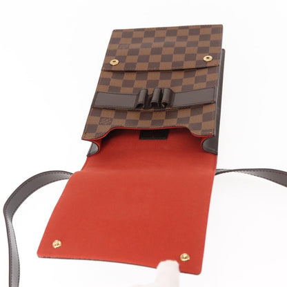 Louis Vuitton Portobello Messenger Damier, Brown, Canvas, Shoulder Bag