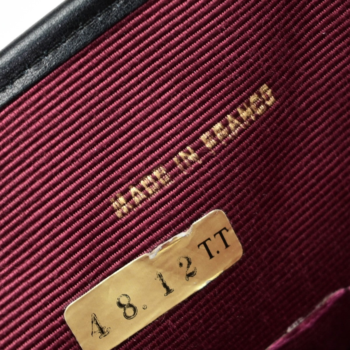 Chanel Vintage Round Flap Bag Quilted Lambskin, BLACK, LEATHER, Handbag