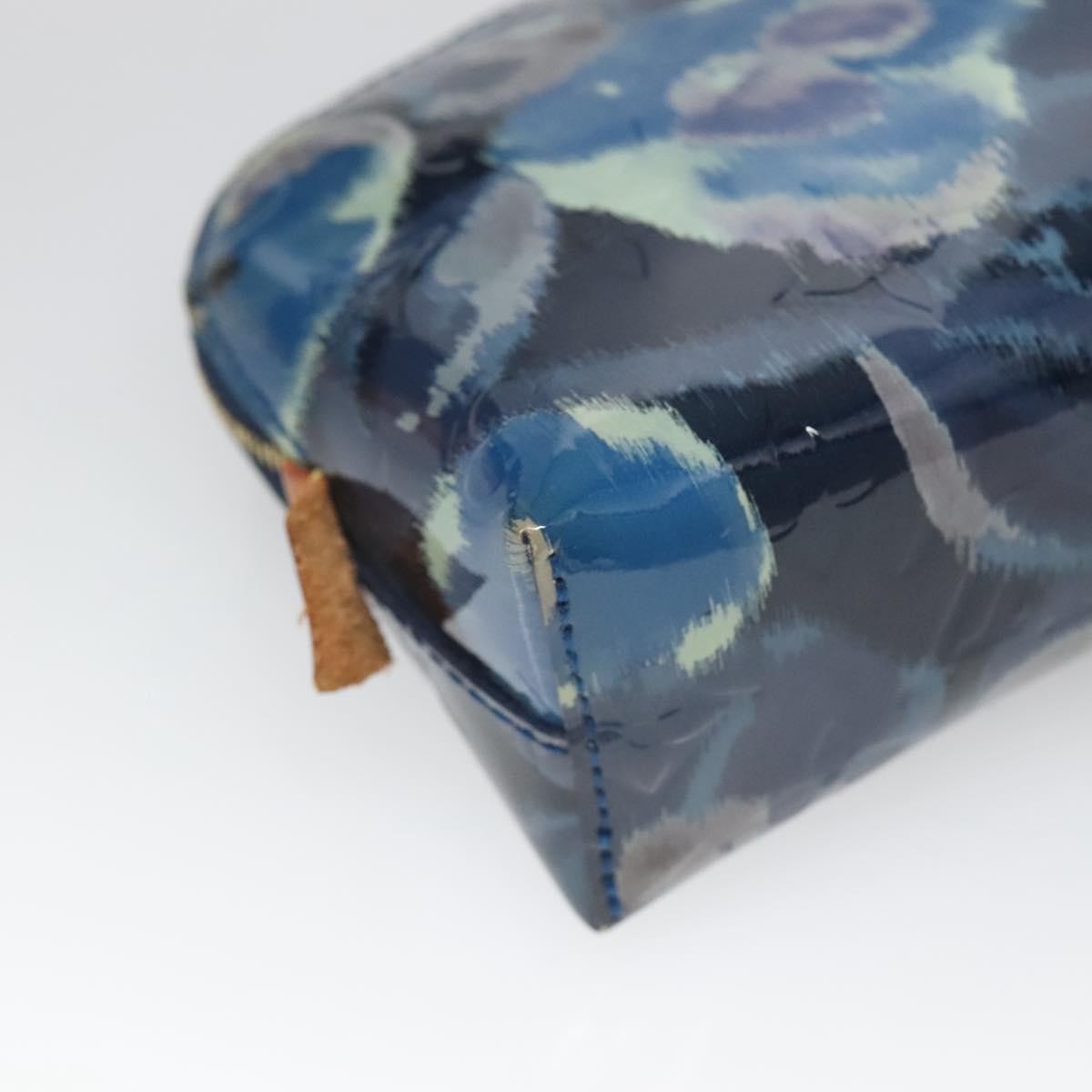 Louis Vuitton Cosmetic Pouch Monogram Vernis, BLUE, PATENT_LEATHER, Clutche & pouche