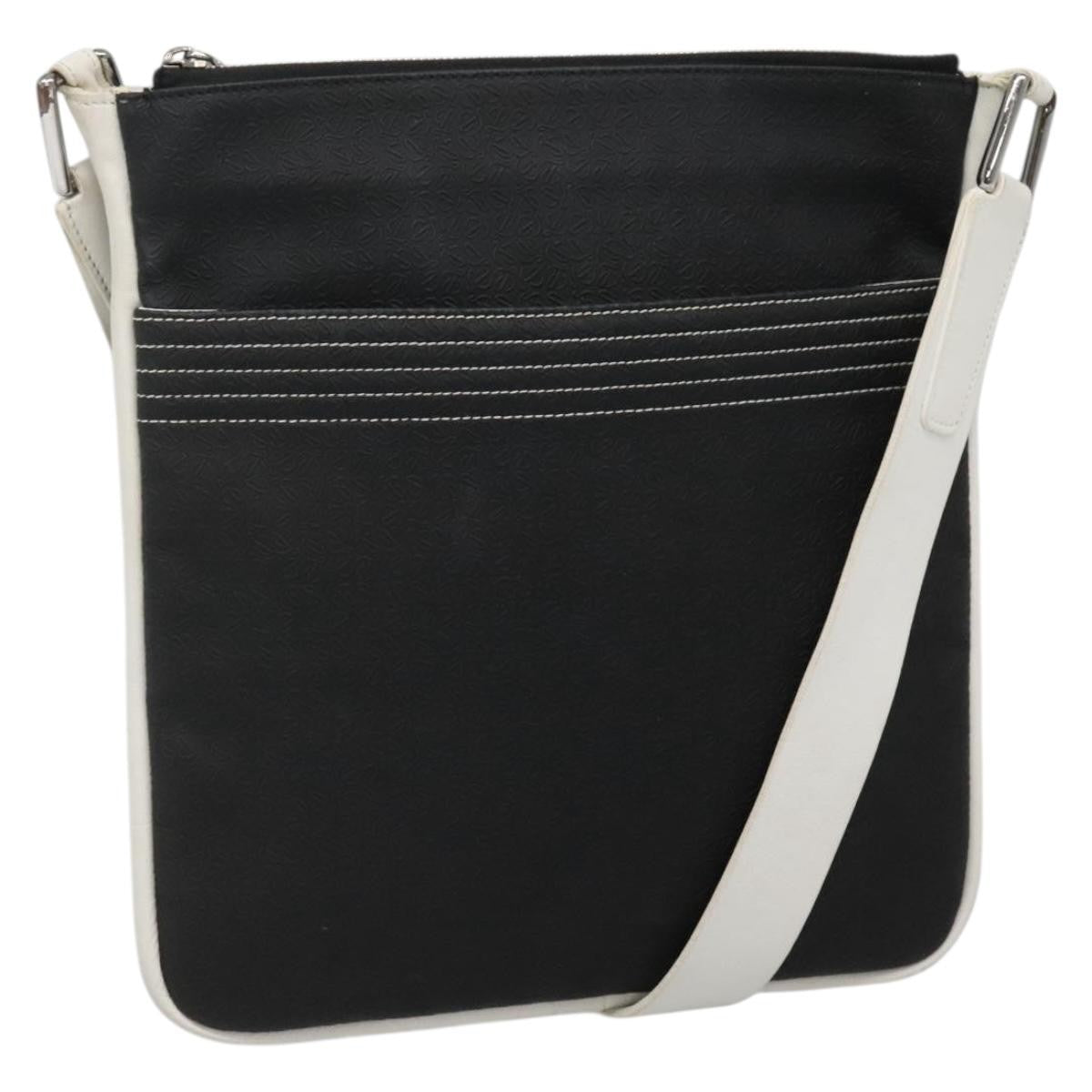 Loewe Anagram Shoulder Bag Leather, BLACK, LEATHER, Shoulder bag