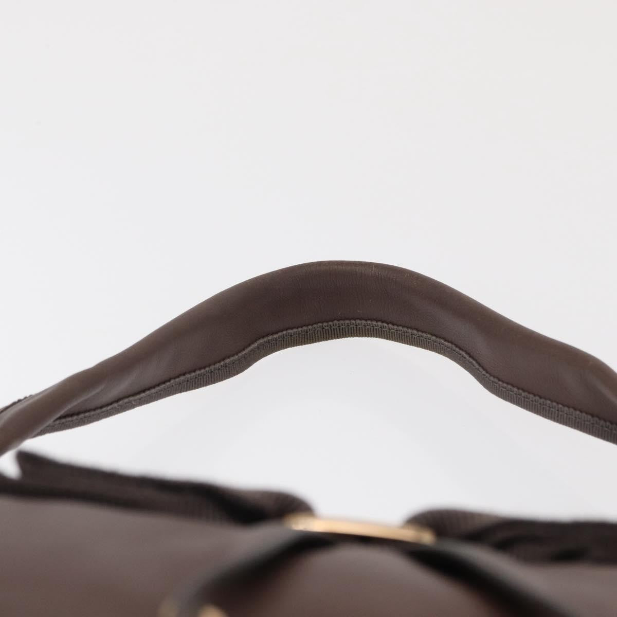 Salvatore Ferragamo Vala Handbag Leather, BROWN, LEATHER, Handbag