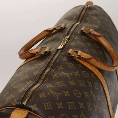 Louis Vuitton Keepall Bag Monogram Canvas, BROWN, CANVAS, Travel bag