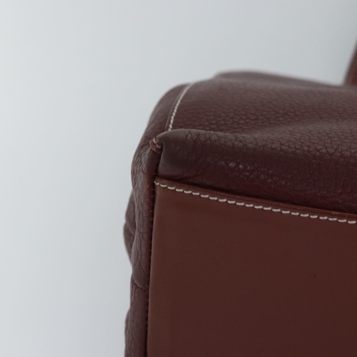 Burberry Handle Tote Leather, BROWN, LEATHER, Tote bag