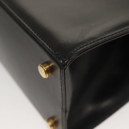 Salvatore Ferragamo Convertible Vara Bow Tote Leather, BLACK, LEATHER, Handbag