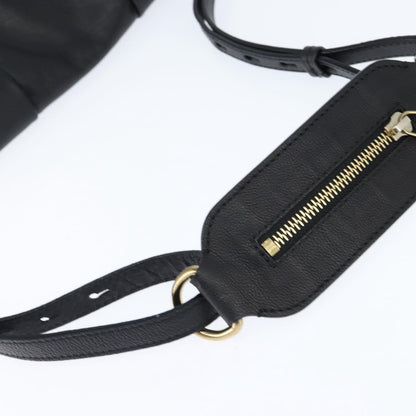 Chloe Elsie Crossbody Bag Leather, BLACK, LEATHER, Shoulder bag