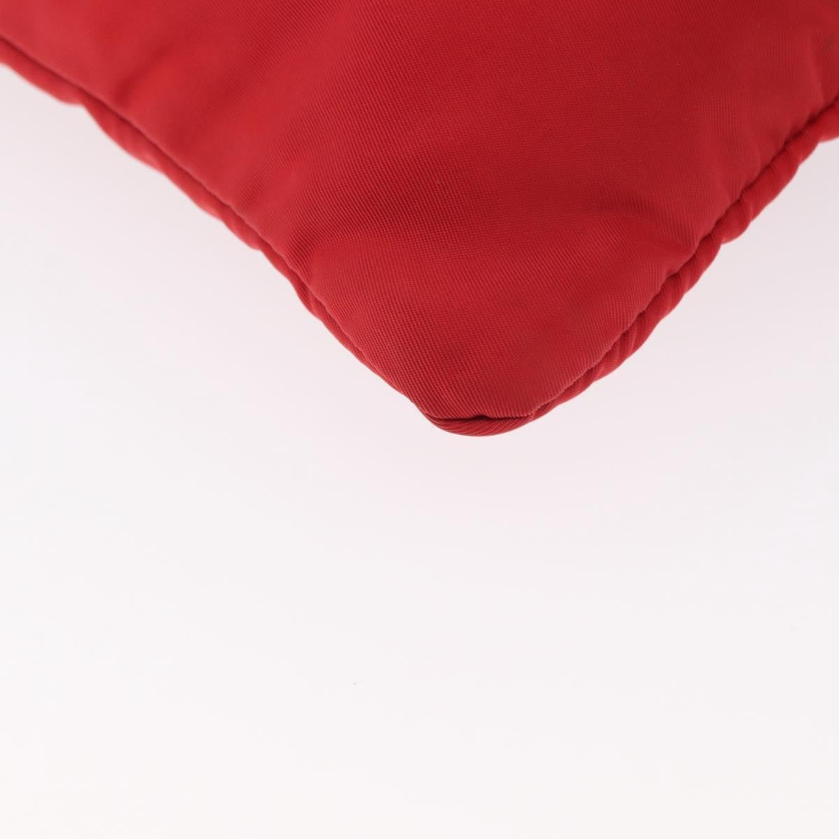 Prada Front Pocket Messenger Bag Tessuto, RED, NYLON, Shoulder bag