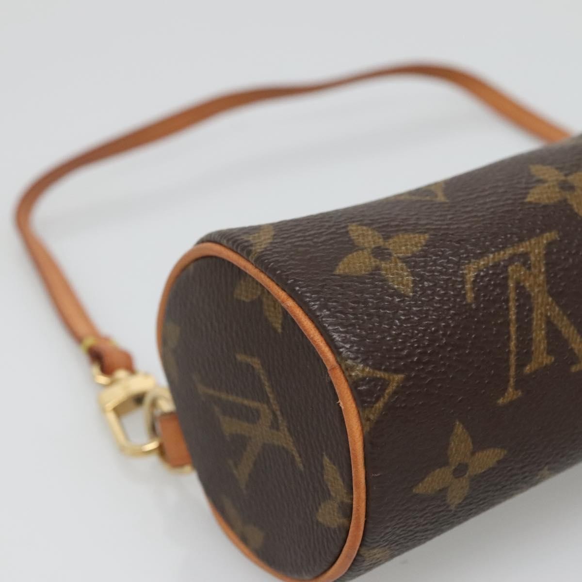 Louis Vuitton Papillon Pochette Monogram Canvas, BROWN, CANVAS, Handbag