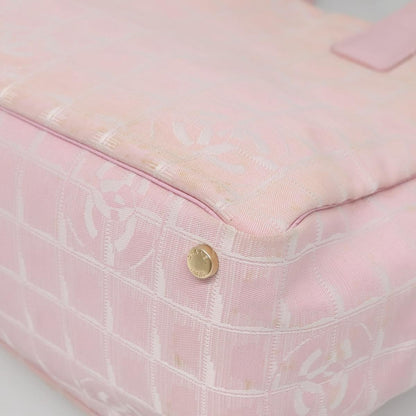 Chanel Travel Line Tote Nylon, PINK, NYLON, Tote bag